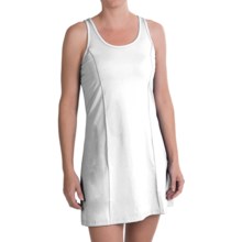 79%OFF 女子アスレチックドレス 自慢USAコートAラインテニスドレス - 内蔵シェルフブラ、レーサーバック、ノースリーブ（女性用） Boast USA Court A-Line Tennis Dress - Built-In Shelf Bra Racerback Sleeveless (For Women)画像